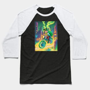 Ghost Rider of the 90s Apocalypse neon nostalgia Baseball T-Shirt